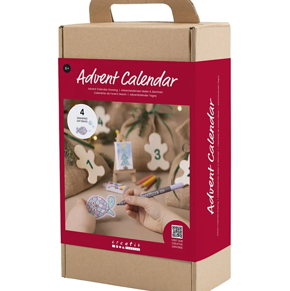 Adventskalender Teckna, Ritning, 1 förp.