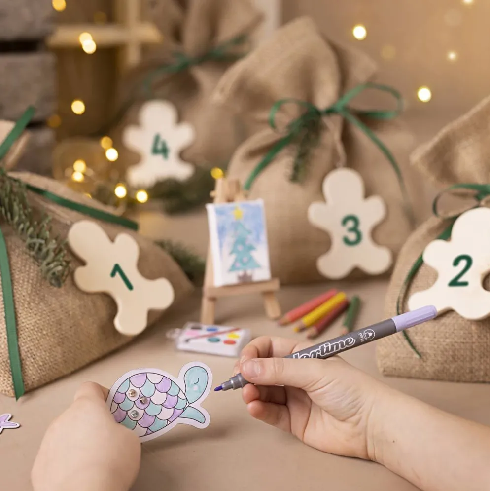 Adventskalender Teckna, Ritning, 1 förp.