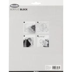 Akrylblock, stl. 2,5x2,5+5x5+7,6x7,6+5x16,5 cm, tjocklek 1 cm, 4 st./ 1 förp.