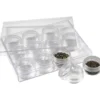 Akrylburkar, H: 20 mm, Dia. 35 mm, 10 ml, 12 st./ 1 set
