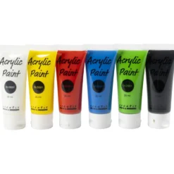 Akrylfärg Blank, standardfärger, 6x20 ml/ 1 förp.