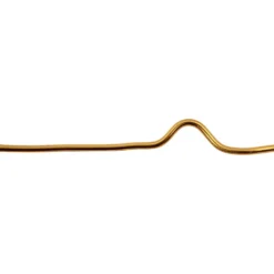 Aluminiumtråd, rund, tjocklek 3 mm, guld, 29 m/ 1 rl.