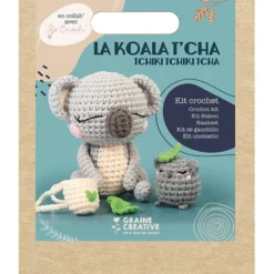 Amigurumi Virkningskit, Koala, stl. 12.5 cm, 1 förp.