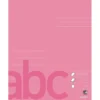 Anteckningsbok, stl. 17x21 cm, Antal sidor 64, ½ sida tom, ½ sida 7 linjer 14,5 mm, 70 g, rosa, 20 st./ 1 förp.