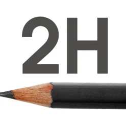 Art Design Blyertspennor, Dia. 6,9 mm, 2H, kärna 1,8 mm, 12 st./ 1 förp.