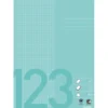 A4, stl. 21x29,7 cm, Antal sidor 32, rutor 5 × 5 mm, 70 g, blå, 10 st./ 1 förp.