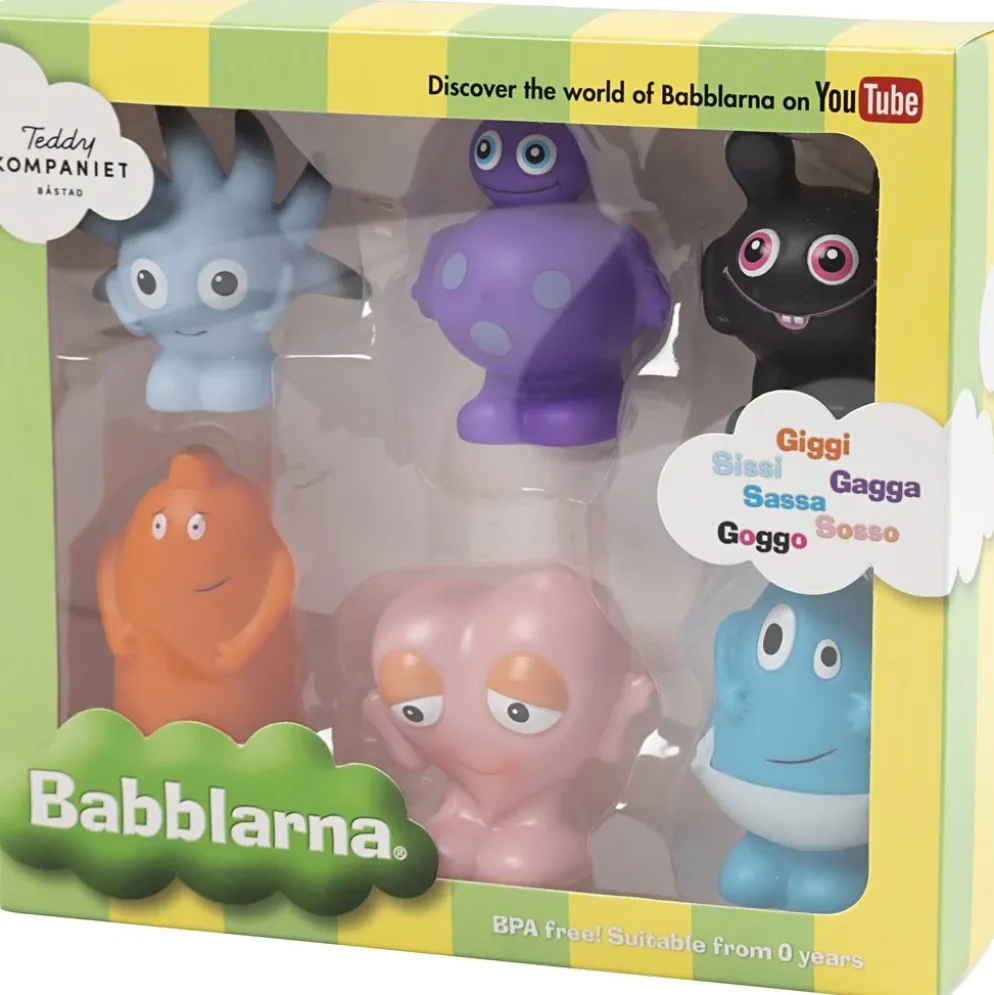 Babblarna Plastfigurer, stl. 7-10 cm, 6 st./ 1 förp.