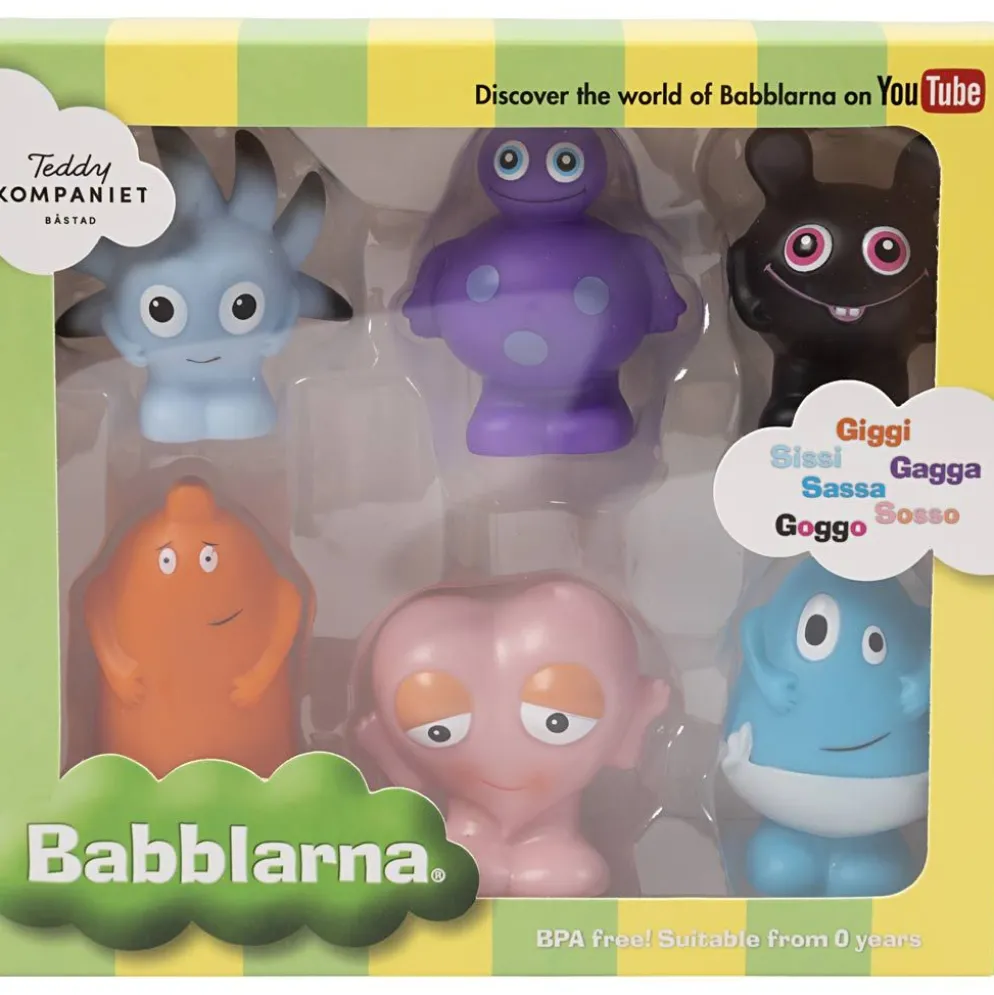 Babblarna Plastfigurer, stl. 7-10 cm, 6 st./ 1 förp.