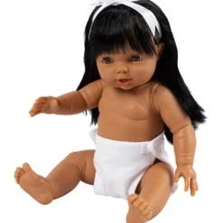 Babydocka, Asiatisk flicka, stl. 38 cm, 1 st.