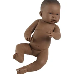 Babydocka, Flicka med mörk hy, stl. 45 cm, 1 st.