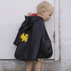 Baby Spindel/Fladdermusmantel, stl. 1-2 år, svart, 1 st.