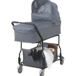 Babytrold Barnsäng, stl. 118x58x139 cm, grå, 1 st.