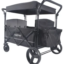 BabyTrold Fun Sittvagn, stl. 132x78x110 cm, svart, 1 st.