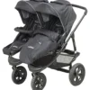Babytrold Tvillingsittvagn, stl. 90x77x117 cm, svart, 1 st.