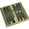 Backgammon, stl. 25x24x4 cm, DK, svart, 1 st., Dansk text