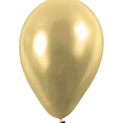 Ballonger, Dia. 23 cm, runda, guld, 8 st./ 1 förp.