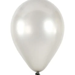 Ballonger, Dia. 23 cm, runda, silver, 8 st./ 1 förp.