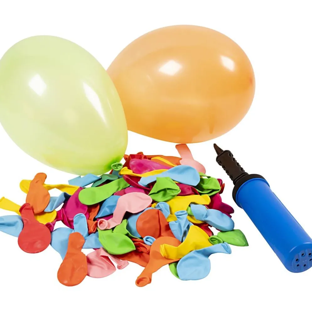 Ballongset med pump, 1 förp.