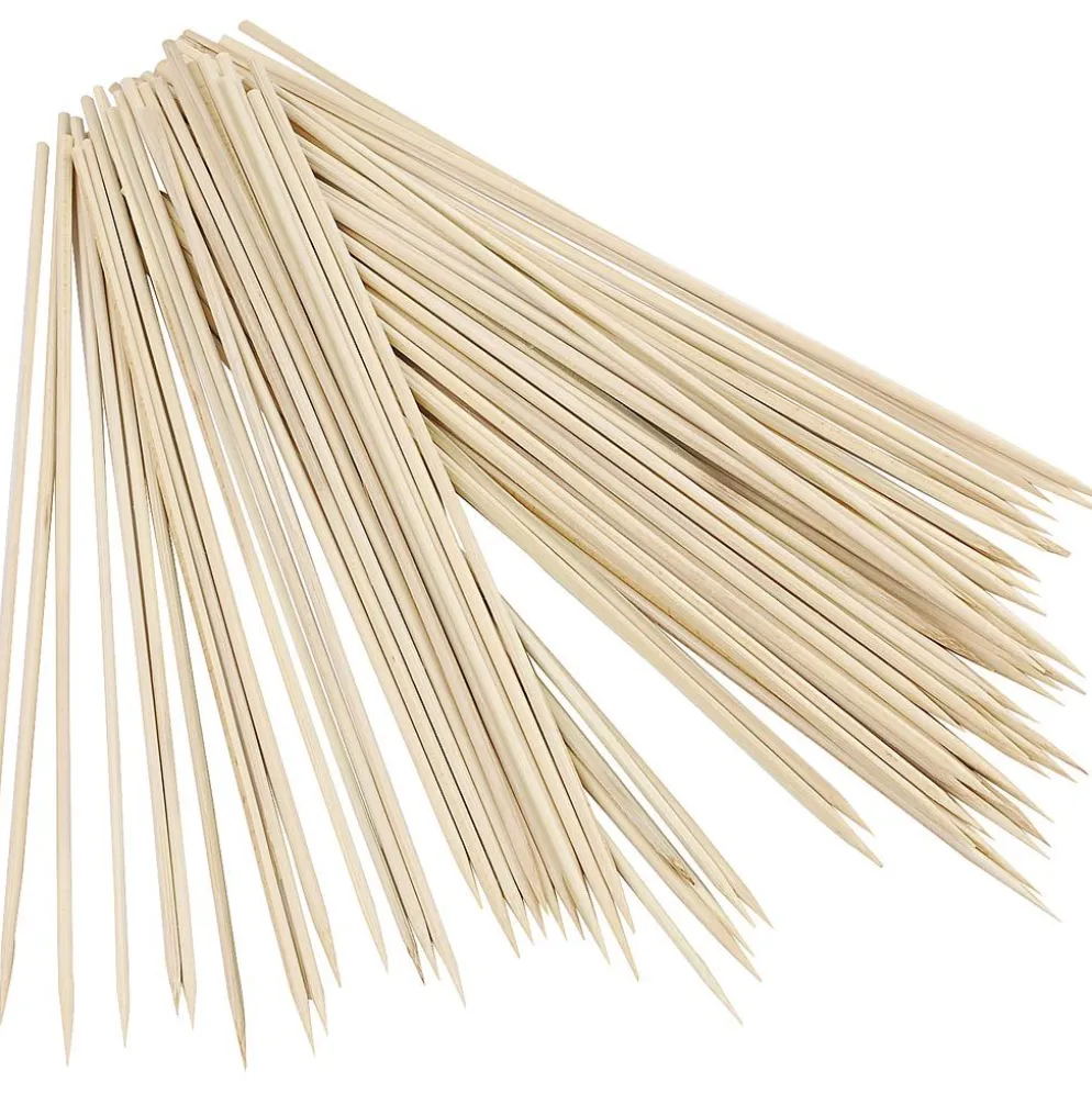 Bambupinnar, L: 25 cm, tjocklek 3 mm, 200 st./ 1 förp.