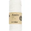 Bambusnöre, tjocklek 1 mm, vit, 65 m/ 1 rl.