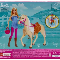 Barbie-Häst m. Ryttare, 2 st./ 1 set