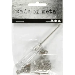 Beslag, stl. 5x40 mm, silver, 10 st./ 1 förp.