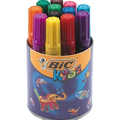 BIC Decoralo Jumbotusch, spets 4 mm, mixade färger, 12 st./ 1 burk