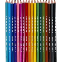 BIC Evolution Färgpennor, Sexkantig, L: 17,5 cm, kärna 3 mm, mixade färger, 18 st./ 1 förp.