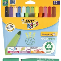 BIC Visa färgpenna, spets 3 mm, mixade färger, 12 st./ 1 förp.