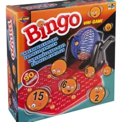 Bingo med numrerade bollar, DK,NO,SE,ENG, 1 st.
