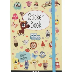 Bok med stickers, stl. 11,5x17 cm, 1 st.