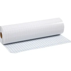 Bokplast, självhäftande, B: 28 cm, tjocklek 80 my, blank, 25 m/ 1 rl.