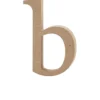 Bokstav, b, H: 13 cm, tjocklek 2 cm, 1 st.