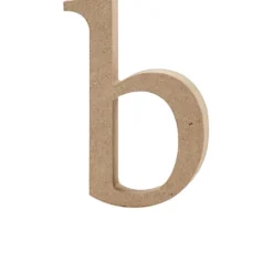 Bokstav, b, H: 13 cm, tjocklek 2 cm, 1 st.
