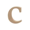 Bokstav, c, H: 8,4 cm, tjocklek 2 cm, 1 st.