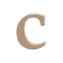 Bokstav, c, H: 8,4 cm, tjocklek 2 cm, 1 st.