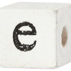Bokstavspärlor, AZ, &, #, ?, stl. 8x8 mm, Hålstl. 3 mm, vit, 96 mix./ 1 förp.