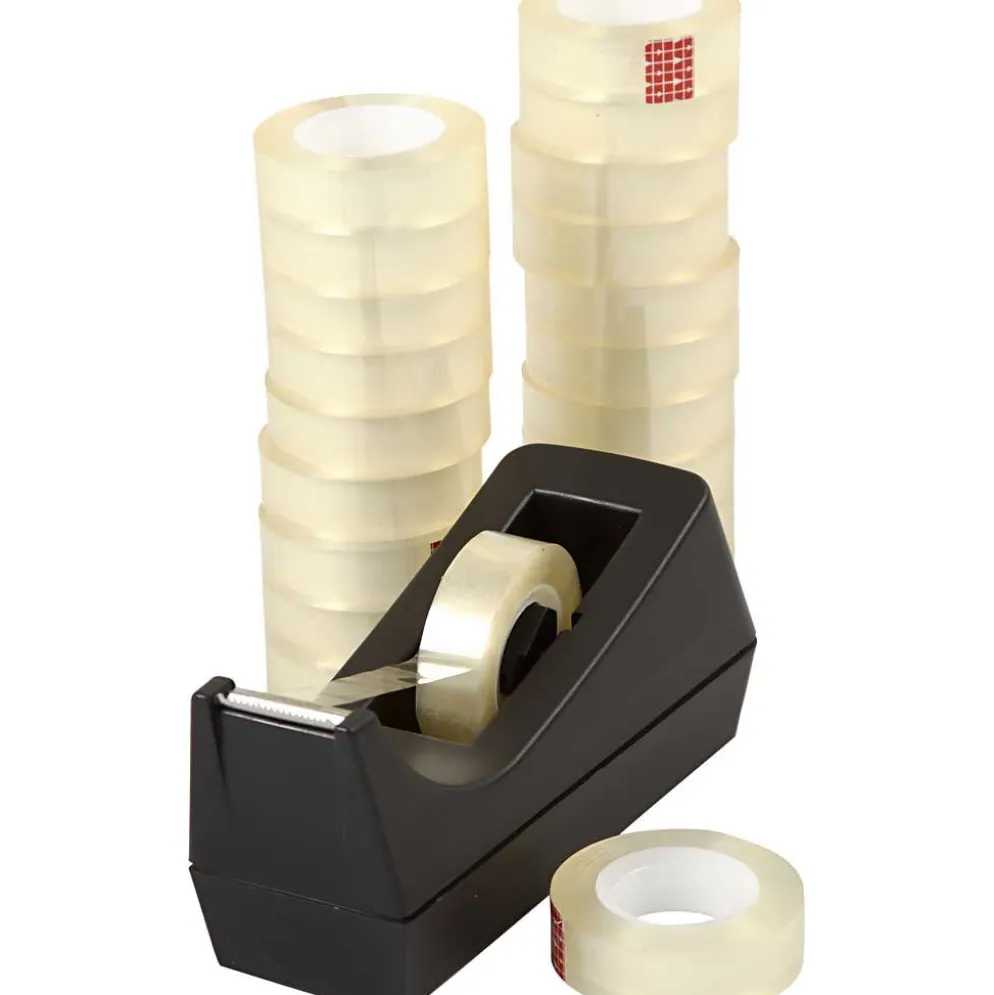 Bordstejphållare och Tejp, B: 15 mm, 1 set