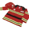 Brandmans-utklädnad, stl. 5-6 år, 1 st.
