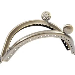 Börshandtag, stl. 8 cm, borstad mässing, 1 st.