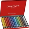 CARAN D’ACHE Neocolor II akvarellkritor, L: 10 cm, tjocklek 8,5 mm, mixade färger, 15 st./ 1 förp.