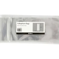 Cellofanpåse, H: 19 cm, stl. 7,5x5,5 cm, tjocklek 25 my, 20 st./ 1 förp.