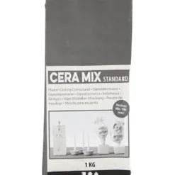 Cera-Mix Standard Modellgips, ljusgrå, 1 kg