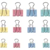 Clips, B: 15-19-25 mm, pastellfärger, 30 mix./ 1 förp.
