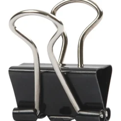 Clips, B: 19 mm, svart, 40 st./ 1 förp.
