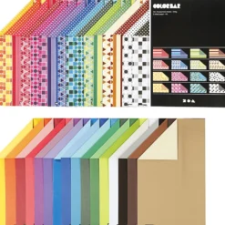 Colorbar Rivkartong, A4, ark 210x297 mm, 250 g, mixade färger, 32x10 ark/ 1 förp.