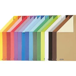 Colorbar Rivkartong, A4, ark 210x297 mm, 250 g, 16 mix. ark/ 1 förp.