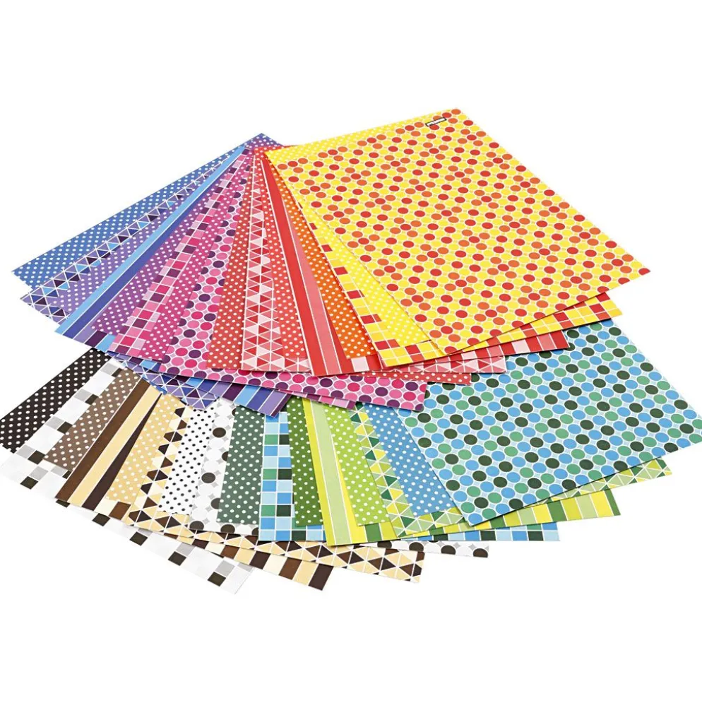 Colorbar Rivkartong, A4, ark 210x297 mm, 250 g, 16 mix. ark/ 1 förp.