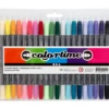 Colortime Dubbeltusch, spets 2,3+3,6 mm, kompletterande färger, 20 st./ 1 förp.