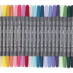 Colortime Dubbeltusch, spets 2,3+3,6 mm, kompletterande färger, 20 st./ 1 förp.